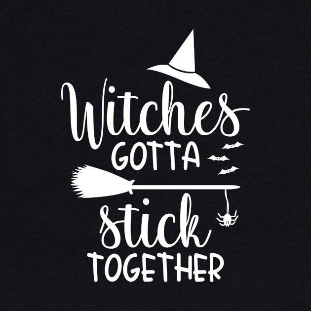 Witches Gotta Stick Together Witch Hat by notami